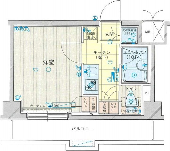 ルーブル下丸子弐番館の間取り