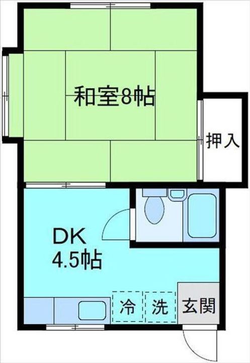 コーポN3の間取り