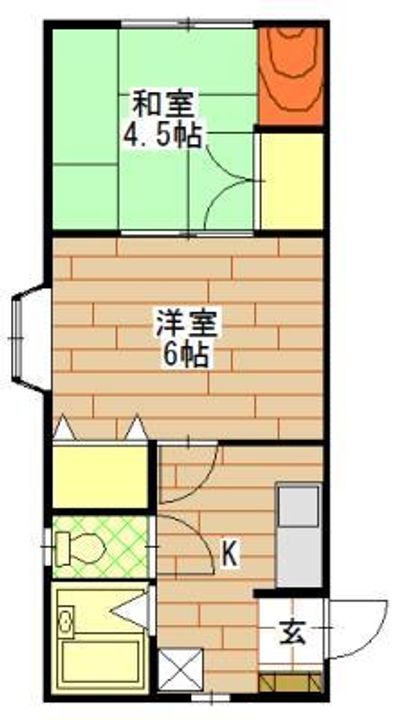 クロワッサンス125の間取り