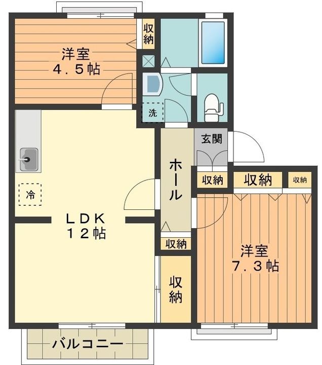 ファミーカルムの間取り