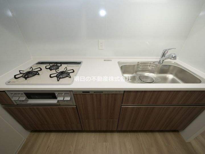 大阪府大阪市東淀川区下新庄3(マンション)の賃貸物件のキッチン
