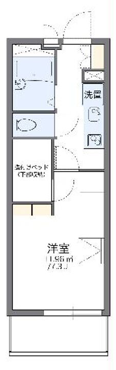 レオパレス大和の間取り