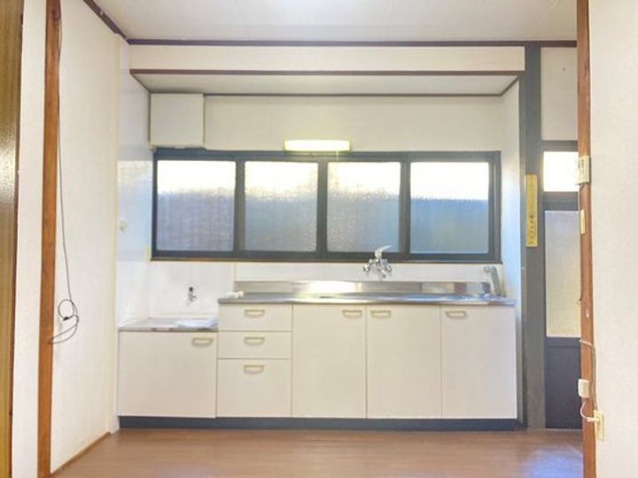 岡山県岡山市中区国富(一戸建)の賃貸物件のキッチン