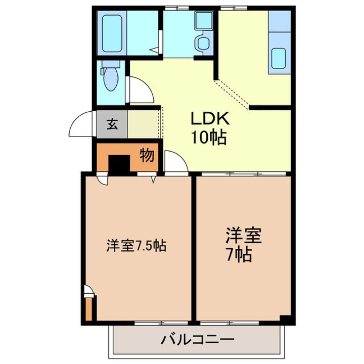 メゾンド・生井の間取り