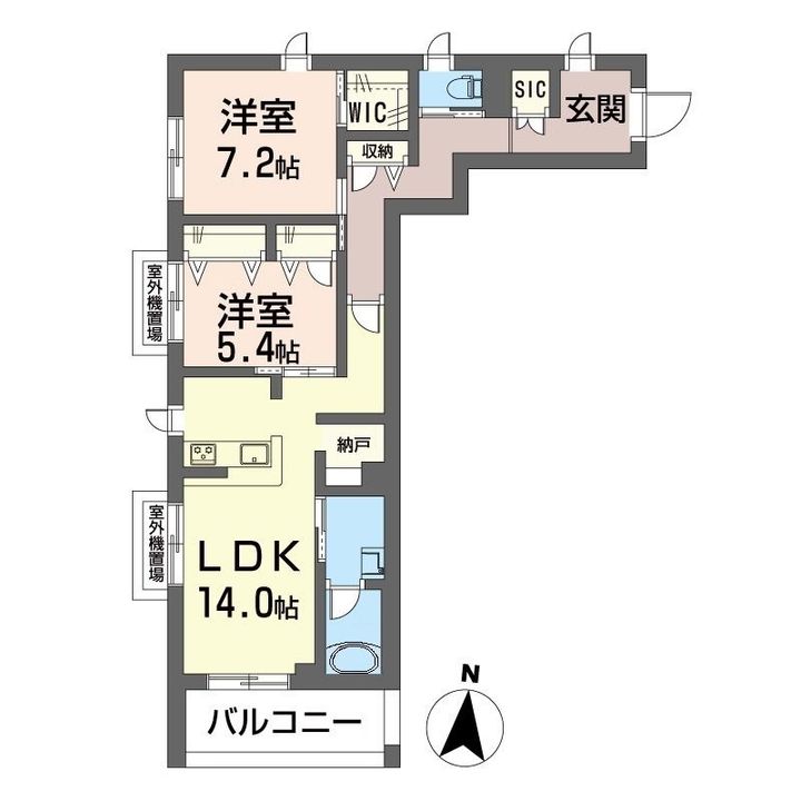 ウインド シュピールの間取り
