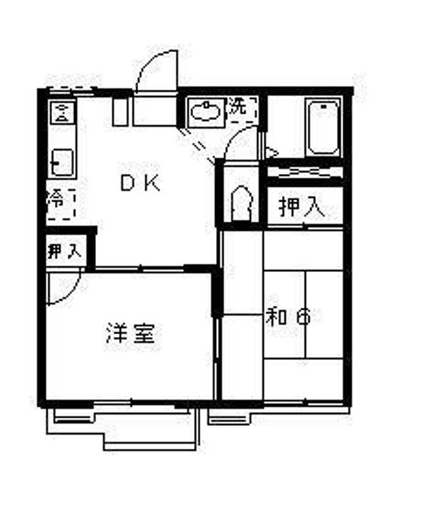 レモンハイツ C棟の間取り