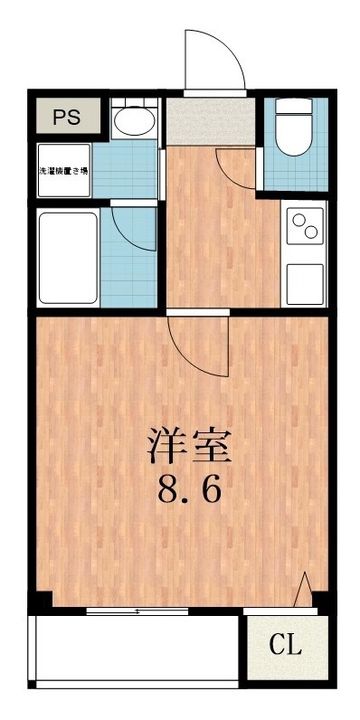 ソリティア桃谷の間取り