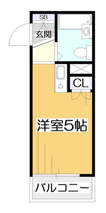 東京都小金井市貫井北町2(マンション)の賃貸物件の間取り