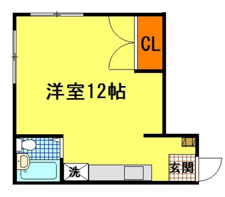 みなとやコーポの間取り