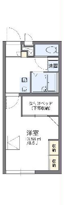 レオパレステクノピア函南の間取り