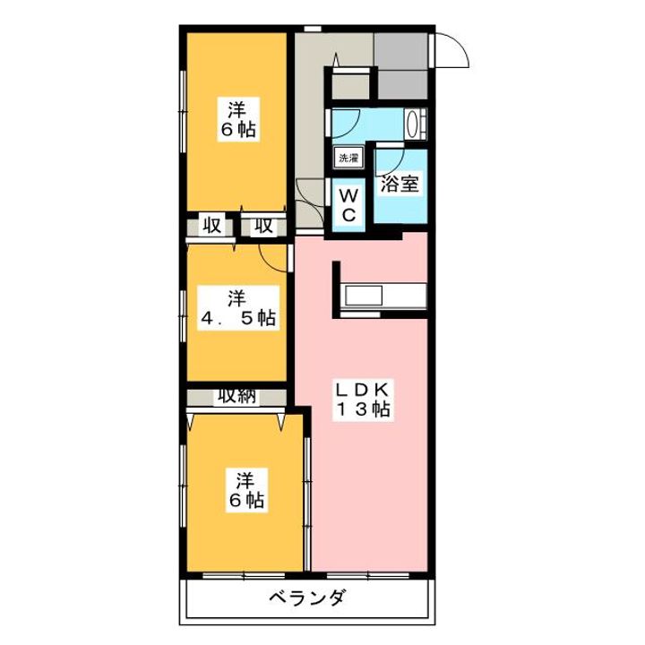 プライム藤が丘の間取り