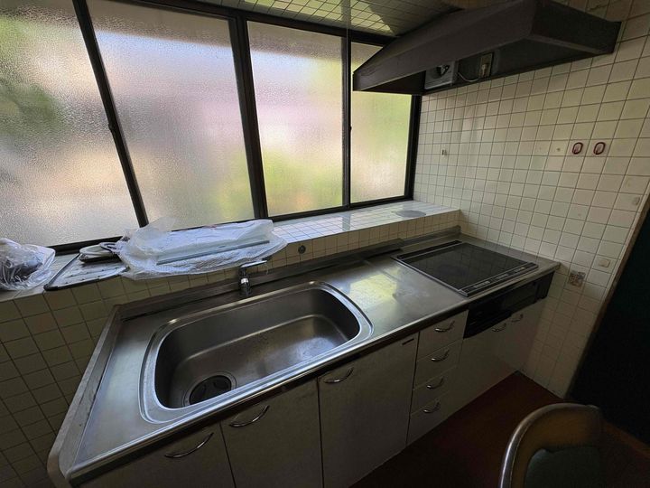 熊本県熊本市中央区黒髪3(一戸建)の賃貸物件のキッチン