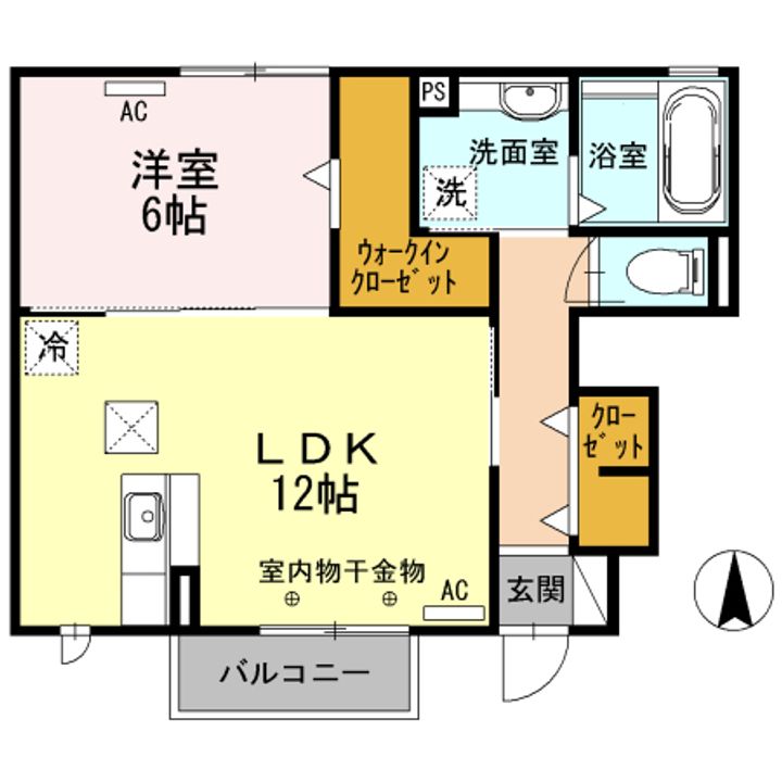 アバンティ小土の間取り