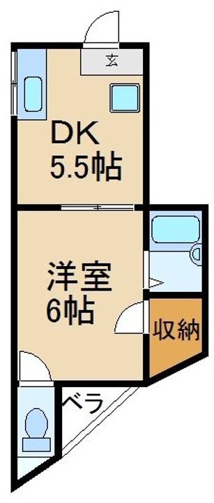 プチシャトー御殿山の間取り