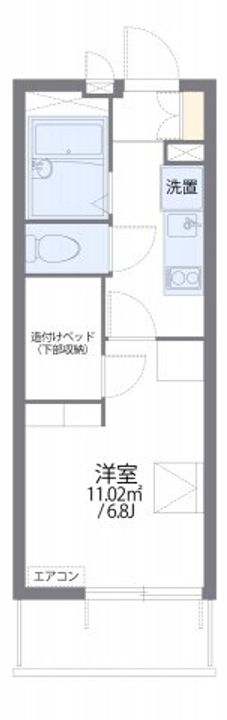 大阪府大阪市旭区今市2(マンション)の賃貸物件の間取り