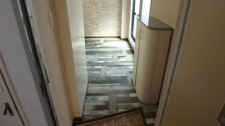 カトレヤハイツの玄関
