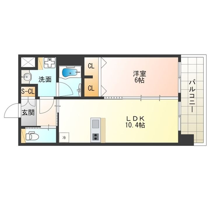 ディームス福島の間取り