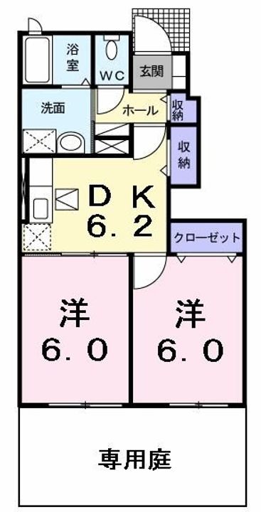 ビッグ シャトーAの間取り
