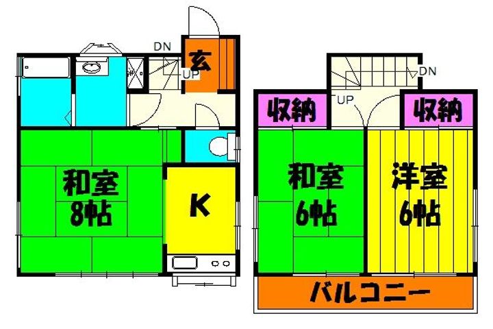 埼玉県久喜市樋ノ口(一戸建)の賃貸物件の間取り