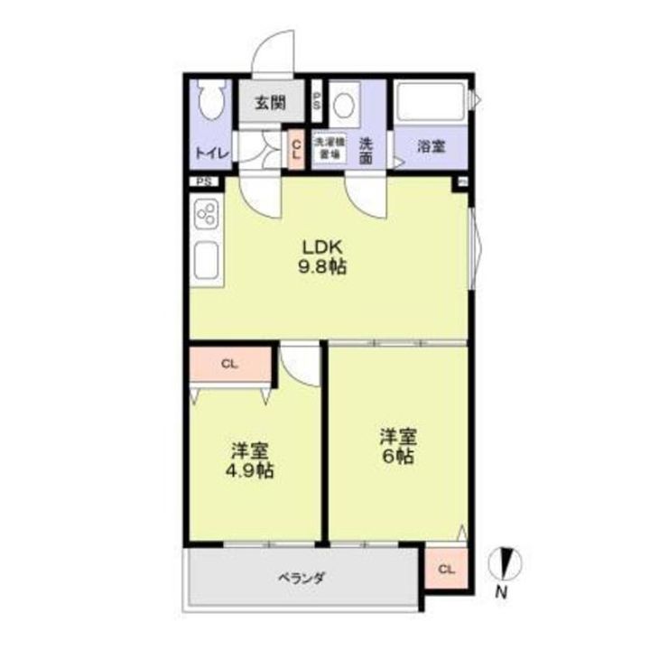 CASA CALMA菱木の間取り