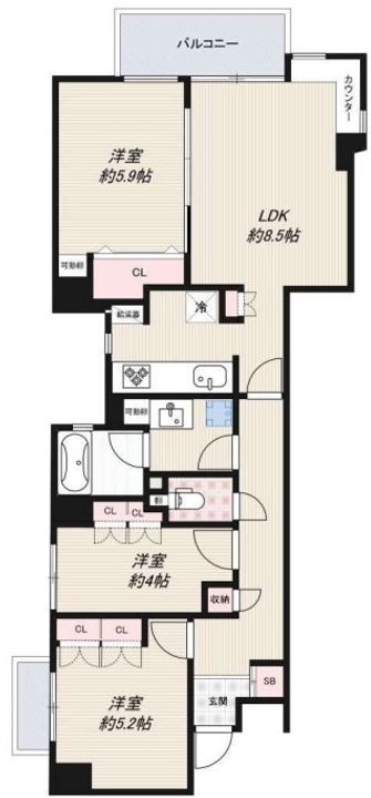 インプルーブ西早稲田の間取り
