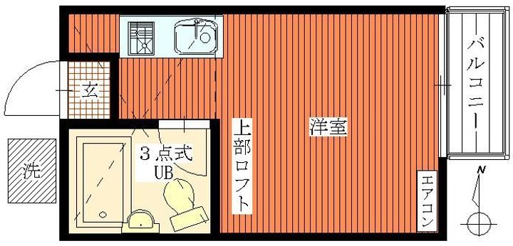 東京都小金井市貫井南町5(アパート)の賃貸物件の間取り
