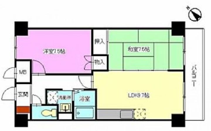 田部ビルの間取り