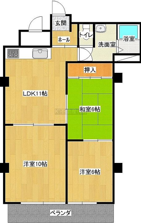 プロスペリティクロツの間取り