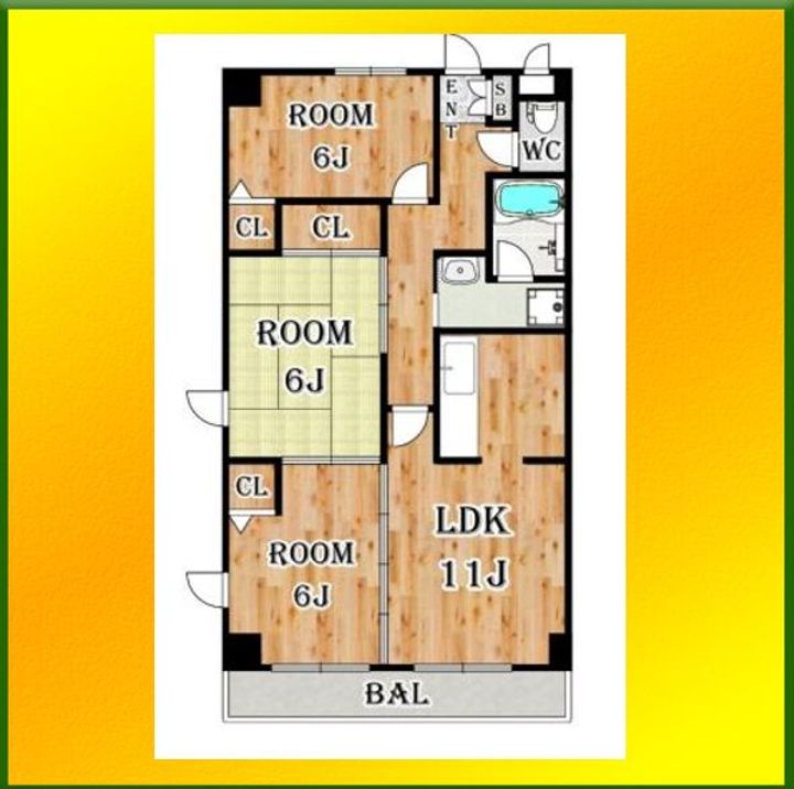 リアライズ花小金井の間取り
