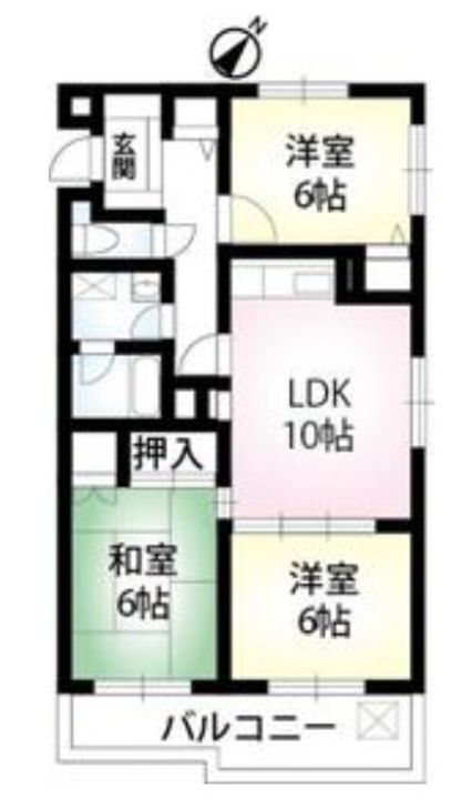 神奈川県横浜市青葉区千草台(マンション)の賃貸物件の内装