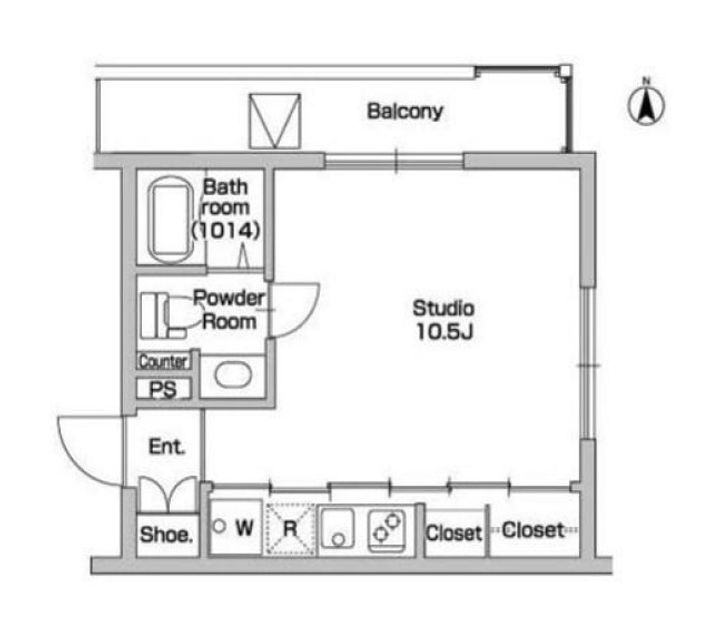 東京都練馬区豊玉北1(マンション)の賃貸物件の間取り