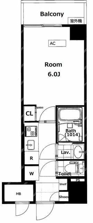 東京都北区上十条5(マンション)の賃貸物件の間取り