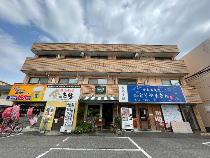 岡山県倉敷市松島の賃貸マンションの外観