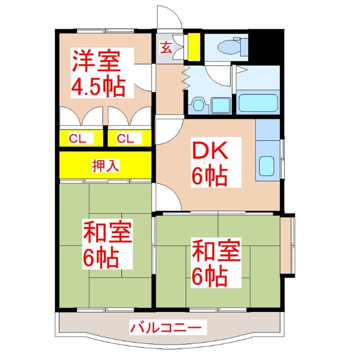 N.S.Gate加治木の間取り