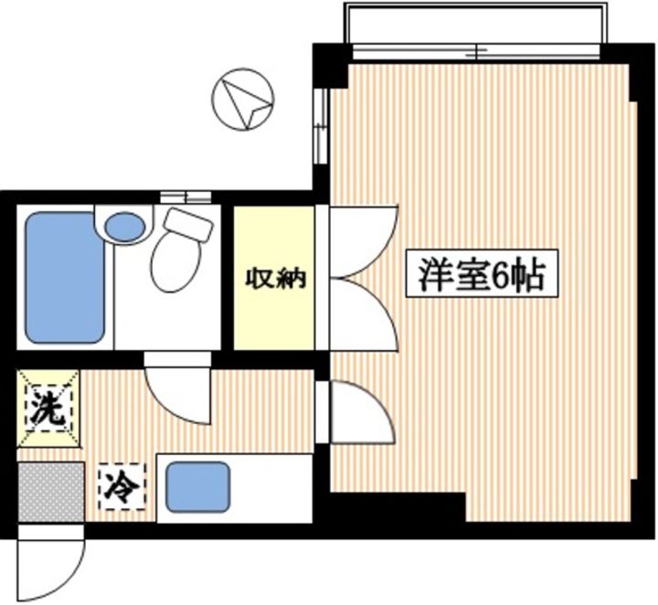 コーポ福泉の間取り