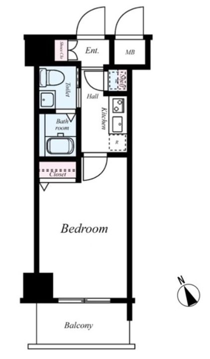 東京都台東区根岸2(マンション)の賃貸物件の間取り