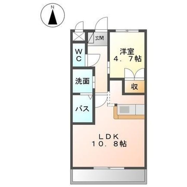 ファミリア フェリーチェの間取り