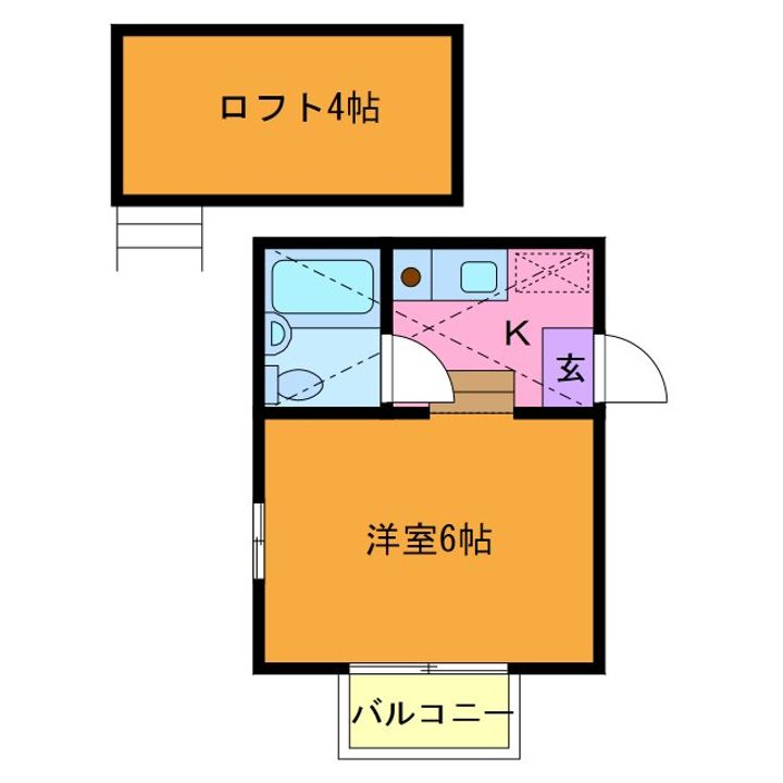 ウイング21龍ヶ崎の間取り