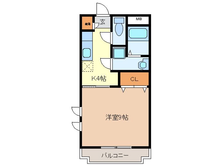 メルヴェーユの間取り
