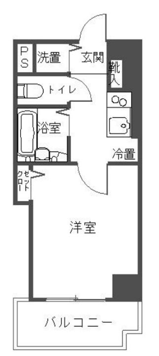 スカイコート芝壱番館の間取り
