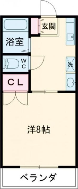 新潟県長岡市緑町2(アパート)の賃貸物件の間取り