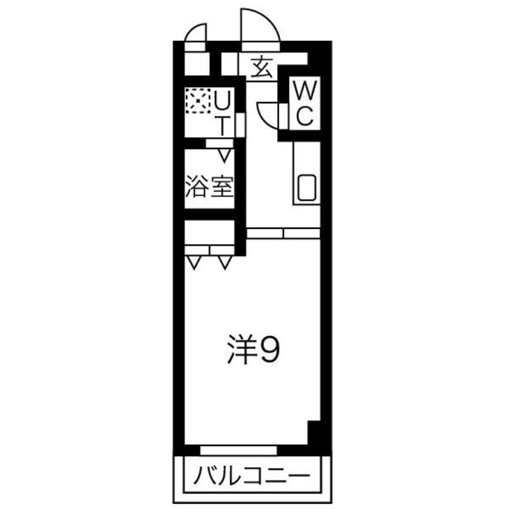 大阪府堺市堺区栄橋町1(マンション)の賃貸物件の間取り
