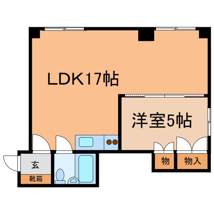 北海道帯広市西二条南11(マンション)の賃貸物件の間取り