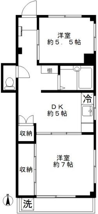 新第5ホワイトハウスの間取り