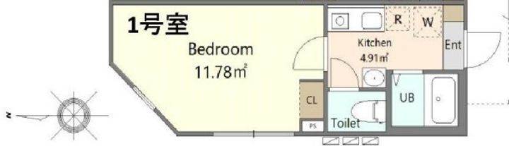カネナリ A棟の間取り