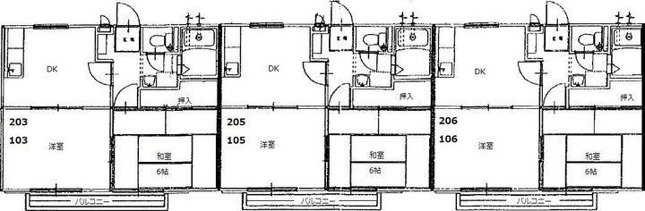 静岡県藤枝市時ケ谷(アパート)の賃貸物件の間取り