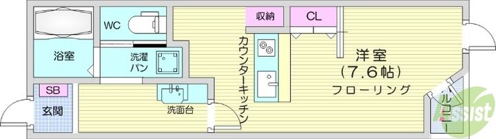 K21の間取り