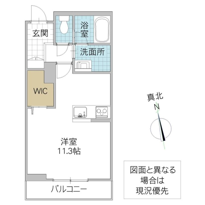 バレヌブルー元山の間取り
