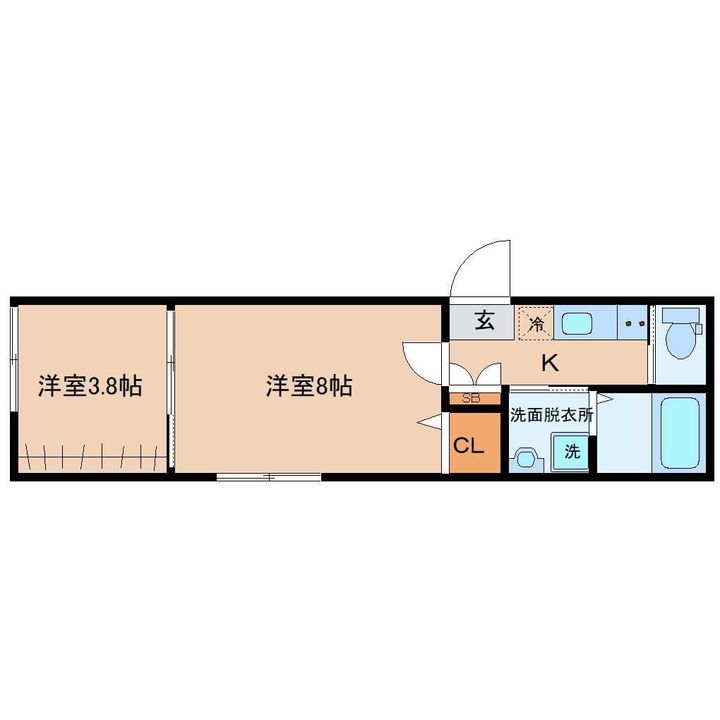 エル向山の間取り