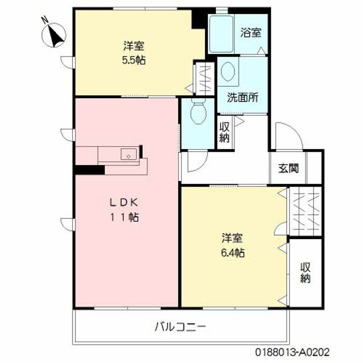 クレールメゾンの間取り